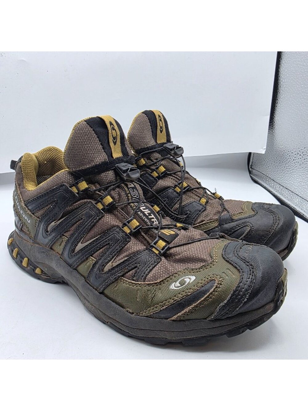 Salomon XA Pro 3D Ultra 2 GTX Mens Size 8.5 Green Gore-Tex Trail Running Shoes